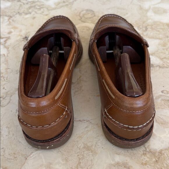 Allen Edmonds McKinley Leather Penny Loafers Deck Shoes - Picture 6 of 13